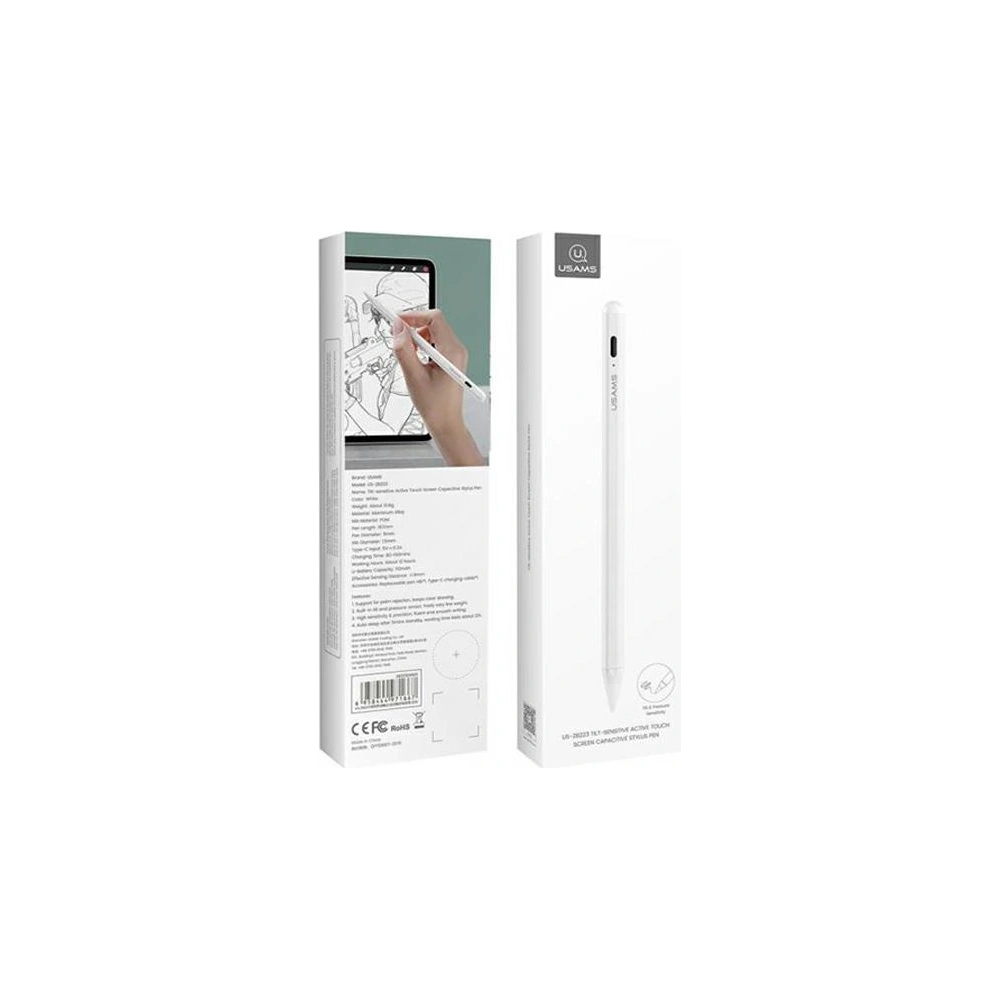 Rysik USAMS Active Touch Screen Apple iPad biały/white ZB223DRB01