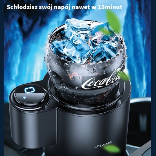 Kup Automobilový ohřívač/chladič nápojů USAMS černý/black ZB160LRB01 - USA635BLK - {ean13} - Sklep Home Screen
