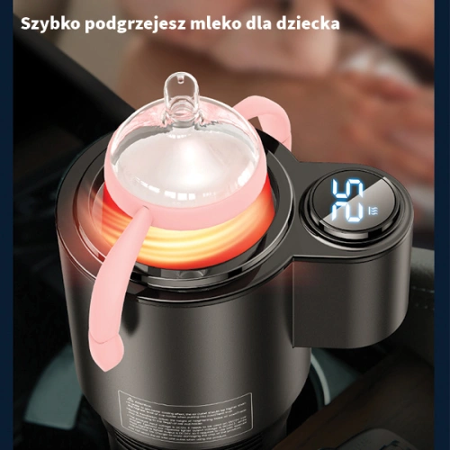 Kup Încălzitor/răcitor auto pentru băuturi USAMS negru/black ZB160LRB01 - USA635BLK - {ean13} - Sklep Home Screen