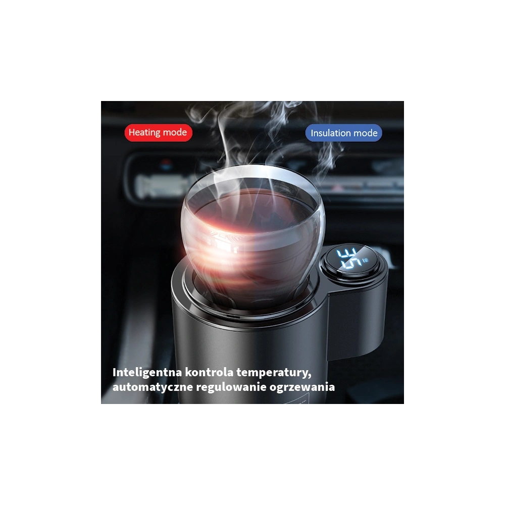 Samochodowy podgrzewacz/schładzacz do napojów USAMS czarny/black ZB160LRB01