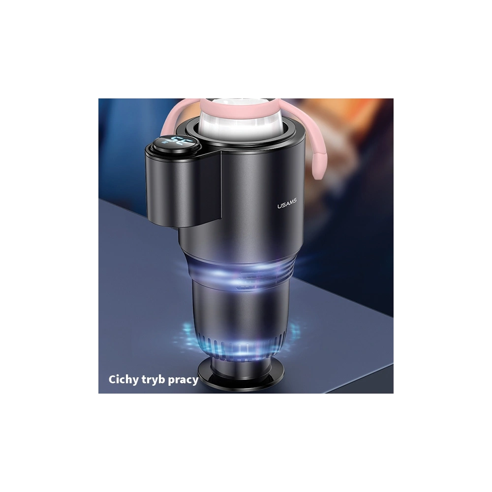 Samochodowy podgrzewacz/schładzacz do napojów USAMS czarny/black ZB160LRB01