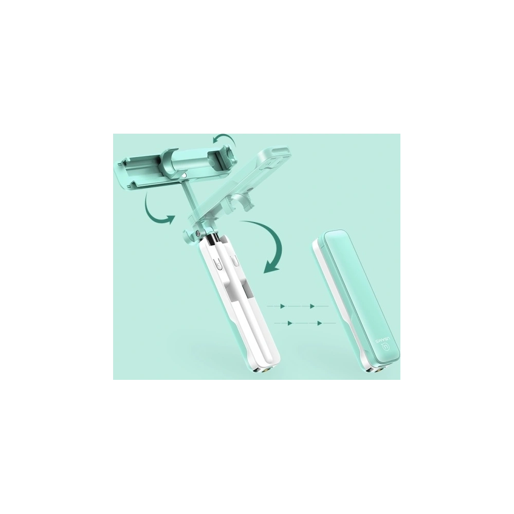 Kijek do selfie USAMS Selfie Stick M1 Mini 3,5mm zielony/green ZB5203