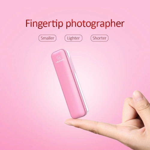 Kup Kijek do selfie USAMS Selfie Stick M1 Mini Bluetooth różowy/pink ZB5601 - USA641PNK - {ean13} - Sklep Home Screen