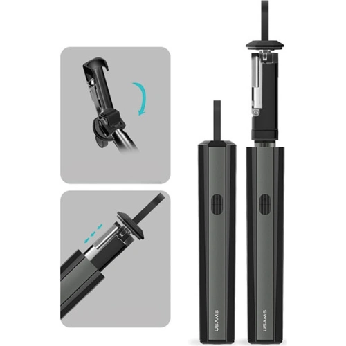 Kup Selfie tyč USAMS Selfie Stick Meyan Bluetooth černá/black ZB6901 - USA646BLK - {ean13} - Sklep Home Screen