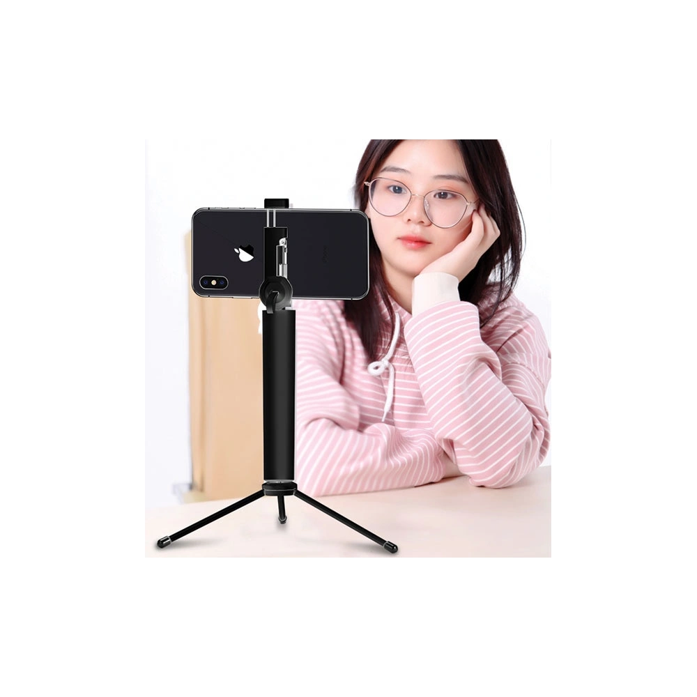 Kijek do selfie USAMS Selfie Stick Meyan Bluetooth czarny/black ZB6901