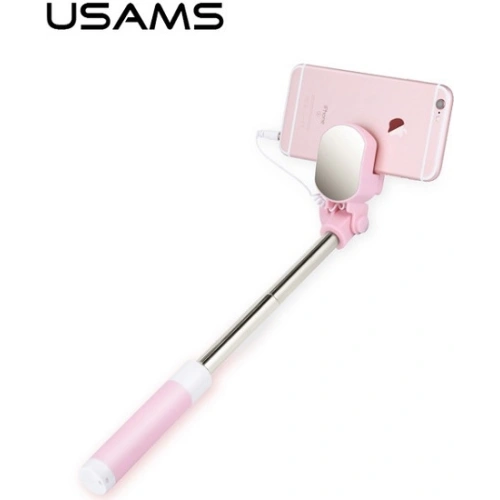 Kup USAMS Selfie Bot Mini Tükör 3,5mm rózsaszín/pink ZB3002 - USA647PNK - {ean13} - Sklep Home Screen