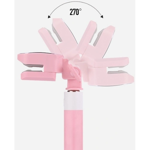 Kup Selfie tyč USAMS Selfie Stick Mini Mirror 3,5mm růžová/pink ZB3002 - USA647PNK - {ean13} - Sklep Home Screen