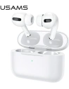 Căști TWS USAMS YB Series Bluetooth 5.0 ANC alb/white BHUYB01