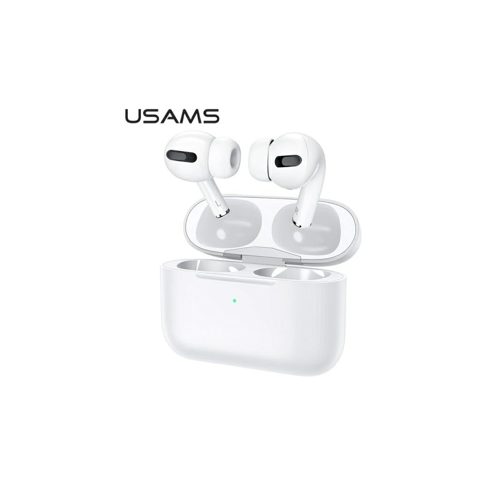 Słuchawki TWS USAMS YB Series Bluetooth 5.0 ANC biały/white BHUYB01