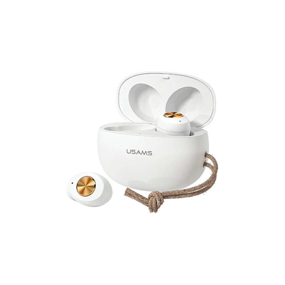 Słuchawki TWS USAMS ES series Bluetooth 5.0 biały/white BHUES01