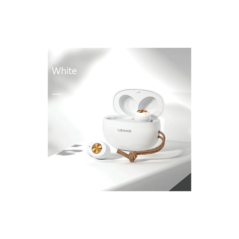 Słuchawki TWS USAMS ES series Bluetooth 5.0 biały/white BHUES01