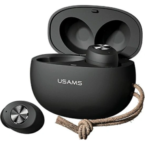 Kup Stereofonní sluchátka TWS USAMS ES série Bluetooth 5.0 černá/bílá BHUES02 - USA660BLK - {ean13} - Sklep Home Screen