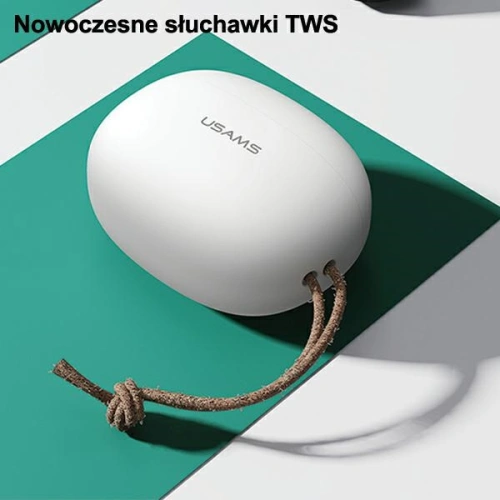 Kup Stereofonní sluchátka TWS USAMS ES série Bluetooth 5.0 černá/bílá BHUES02 - USA660BLK - {ean13} - Sklep Home Screen