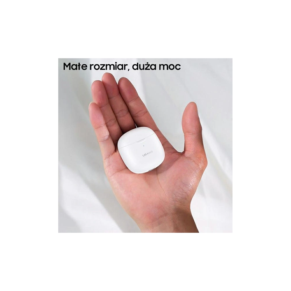 Słuchawki TWS USAMS IA series Bluetooth 5.0 biały/white BHUIA02