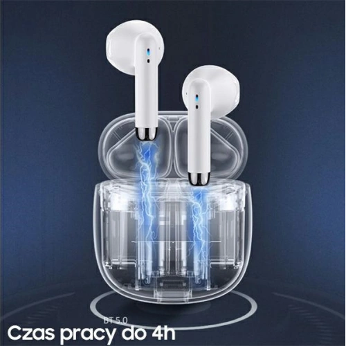 Buy USAMS Earphones Bluetooth 5.0 TWS IA series white BHUIA02 - USA661WHT - {ean13} - Home Screen Store Europe