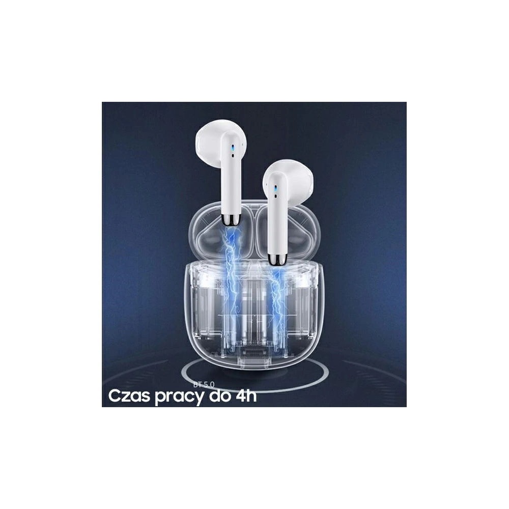 Słuchawki TWS USAMS IA series Bluetooth 5.0 biały/white BHUIA02