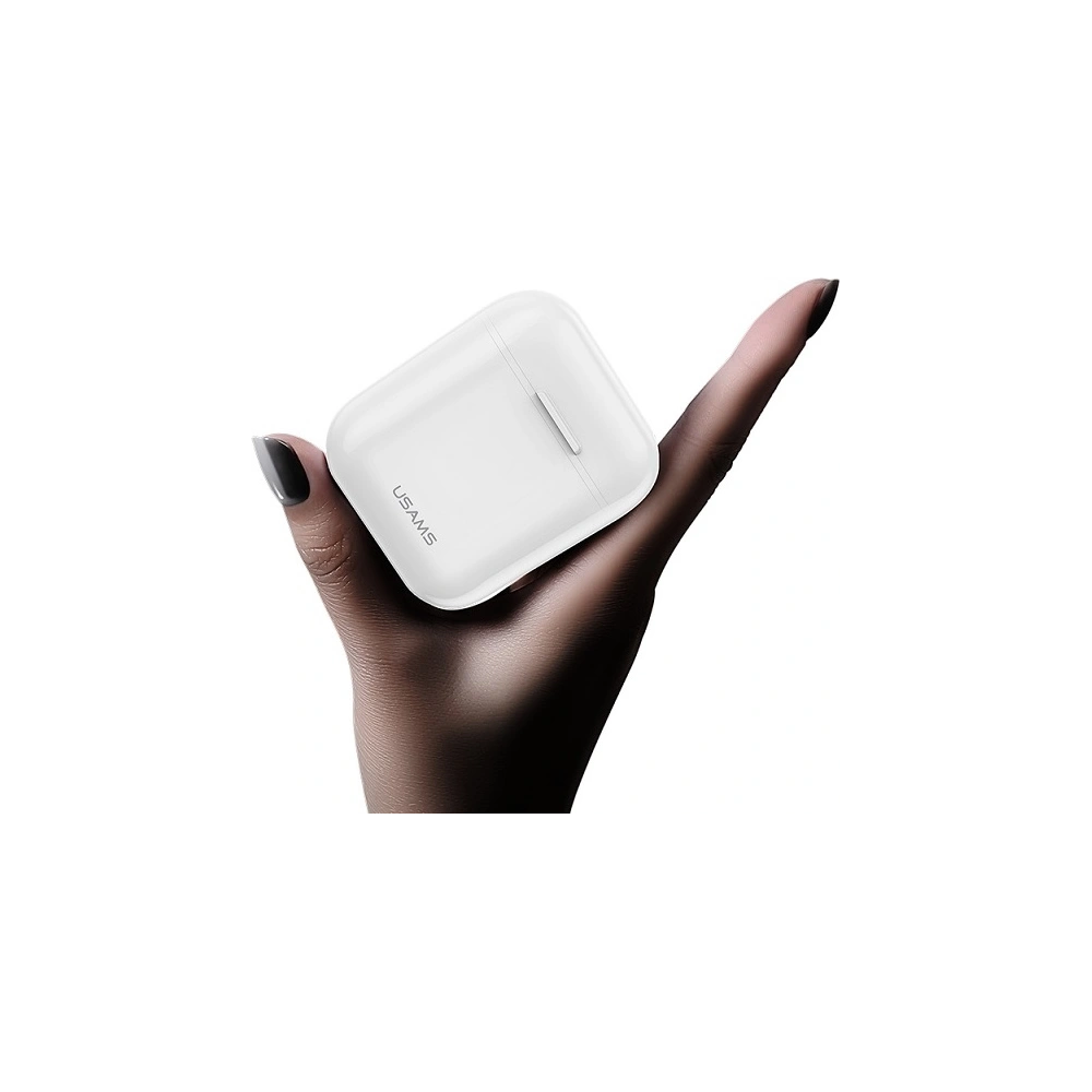 Słuchawki TWS USAMS LU series Bluetooth 5.0 biały/white BHULU01