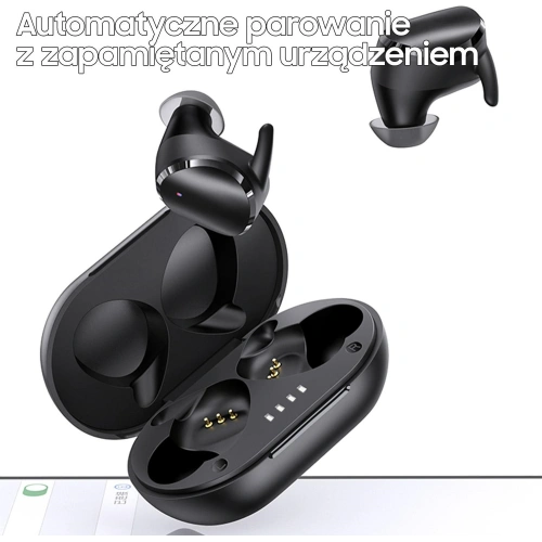 Kup Căști TWS USAMS LX Series Dual mic Bluetooth 5.0 negru/black BHULX01 - USA667BLK - {ean13} - Sklep Home Screen