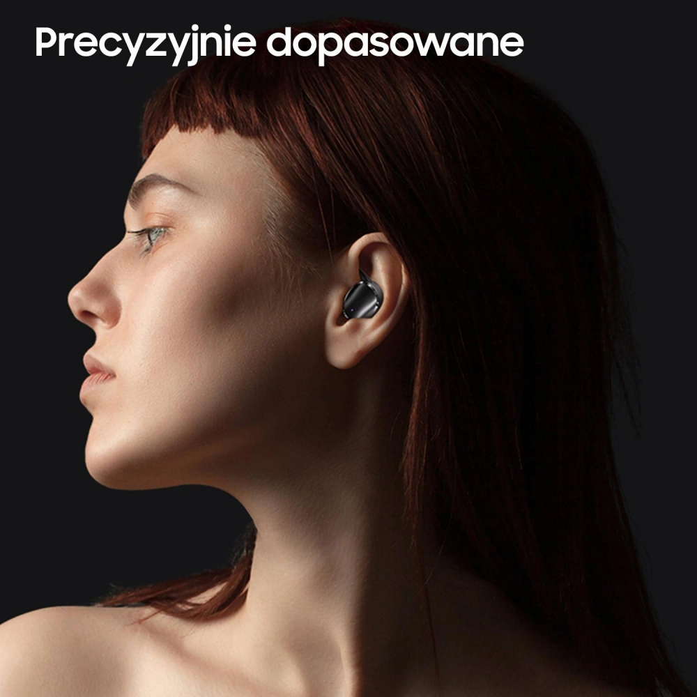 Słuchawki TWS USAMS LX Series Dual mic Bluetooth 5.0 czarny/black BHULX01