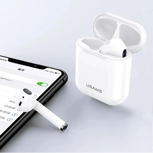 Kup Sluchátka TWS USAMS ND série Bluetooth 5.0 bílé/white BHUND01 - USA670WHT - {ean13} - Sklep Home Screen