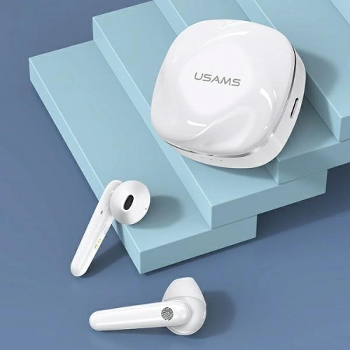 Kup USAMS SD sorozat TWS fülhallgató Bluetooth 5.0 fehér/BHUSD01 - USA671WHT - {ean13} - Sklep Home Screen