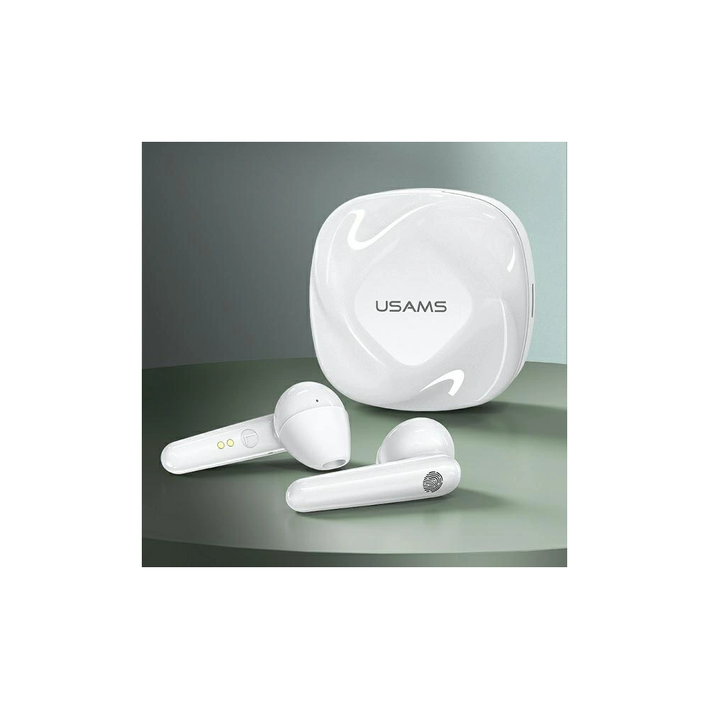 Słuchawki TWS USAMS SD series Bluetooth 5.0 biały/white BHUSD01