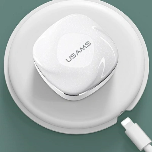 Kup Căști TWS USAMS seria SD Bluetooth 5.0 alb/white BHUSD01 - USA671WHT - {ean13} - Sklep Home Screen