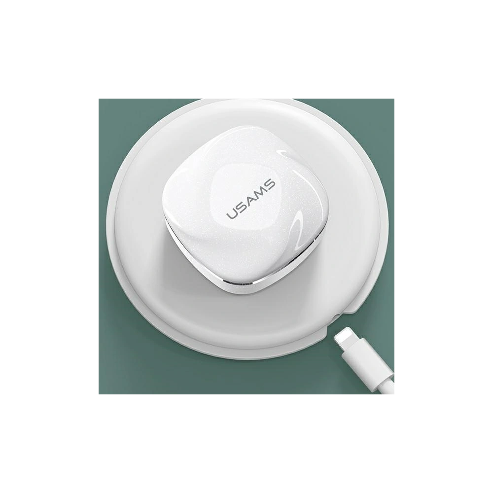 Słuchawki TWS USAMS SD series Bluetooth 5.0 biały/white BHUSD01