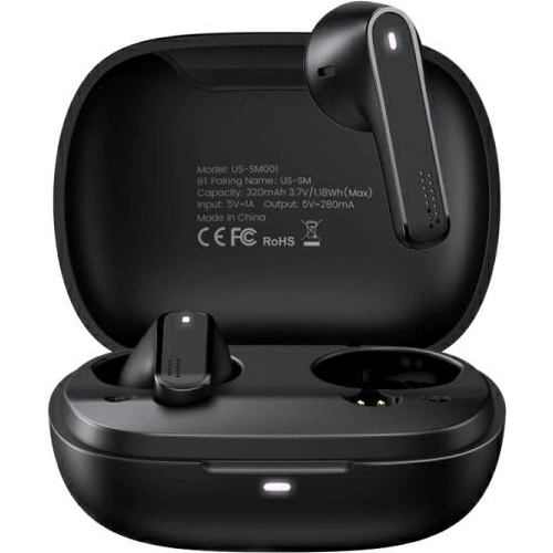Kup TWS Kopfhörer USAMS SM Reihe Bluetooth 5.0 schwarz BHUSM02 - USA674BLK - {ean13} - Sklep Home Screen