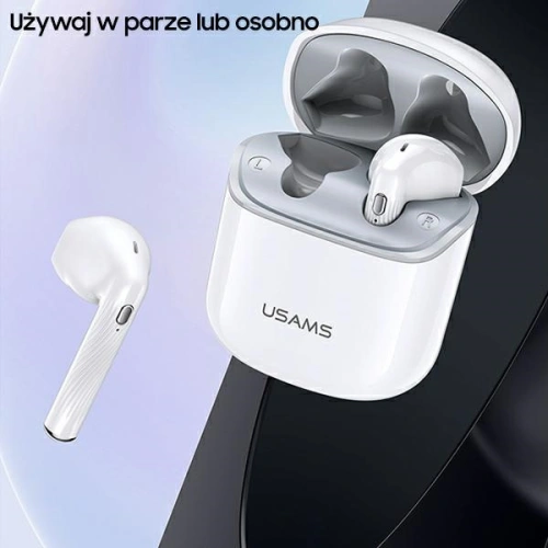 Buy USAMS Earphones Bluetooth 5.0 TWS SY series SY02 blue BHUSY02 - USA676BLU - {ean13} - Home Screen Store Europe