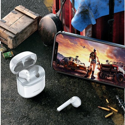 Kup TWS-Kopfhörer USAMS SY02-Serie Bluetooth 5.0 blau BHUSY02 - USA676BLU - {ean13} - Sklep Home Screen