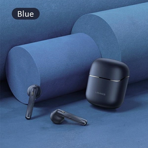 Kup USAMS SY02 sorozat TWS fejhallgató Bluetooth 5.0 kék/BHUSY02 - USA676BLU - {ean13} - Sklep Home Screen