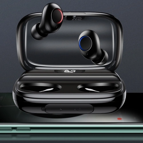 Kup Słuchawki TWS USAMS YJ series Bluetooth 5.0 czarny/black BHUYJ01 - USA679BLK - {ean13} - Sklep Home Screen
