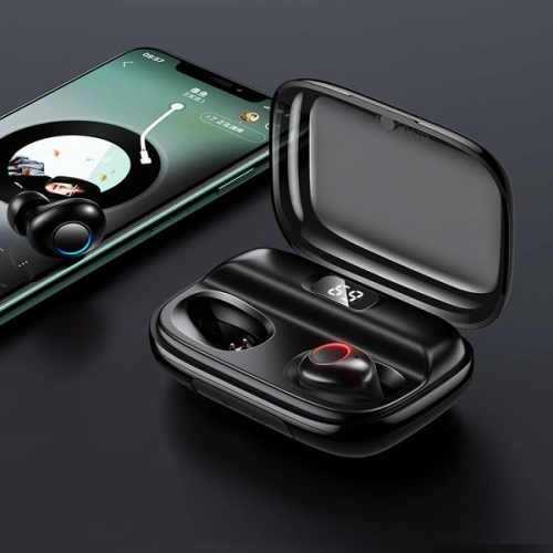 Kup Słuchawki TWS USAMS YJ series Bluetooth 5.0 czarny/black BHUYJ01 - USA679BLK - {ean13} - Sklep Home Screen