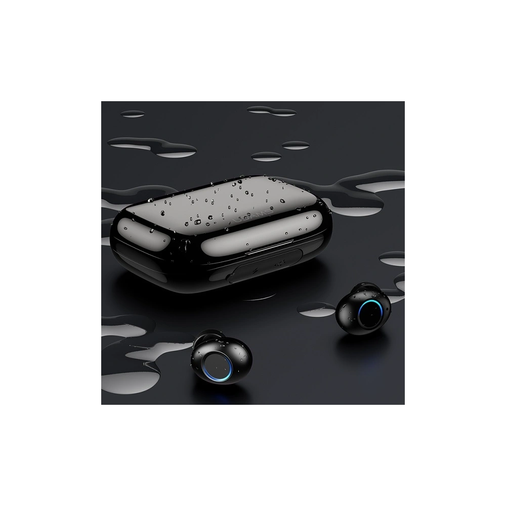 Słuchawki TWS USAMS YJ series Bluetooth 5.0 czarny/black BHUYJ01