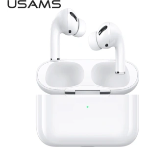 Buy USAMS Earphones Bluetooth 5.0 TWS Emall Series white BHUYM01 (US-YM001) - USA683WHT - {ean13} - Home Screen Store Europe