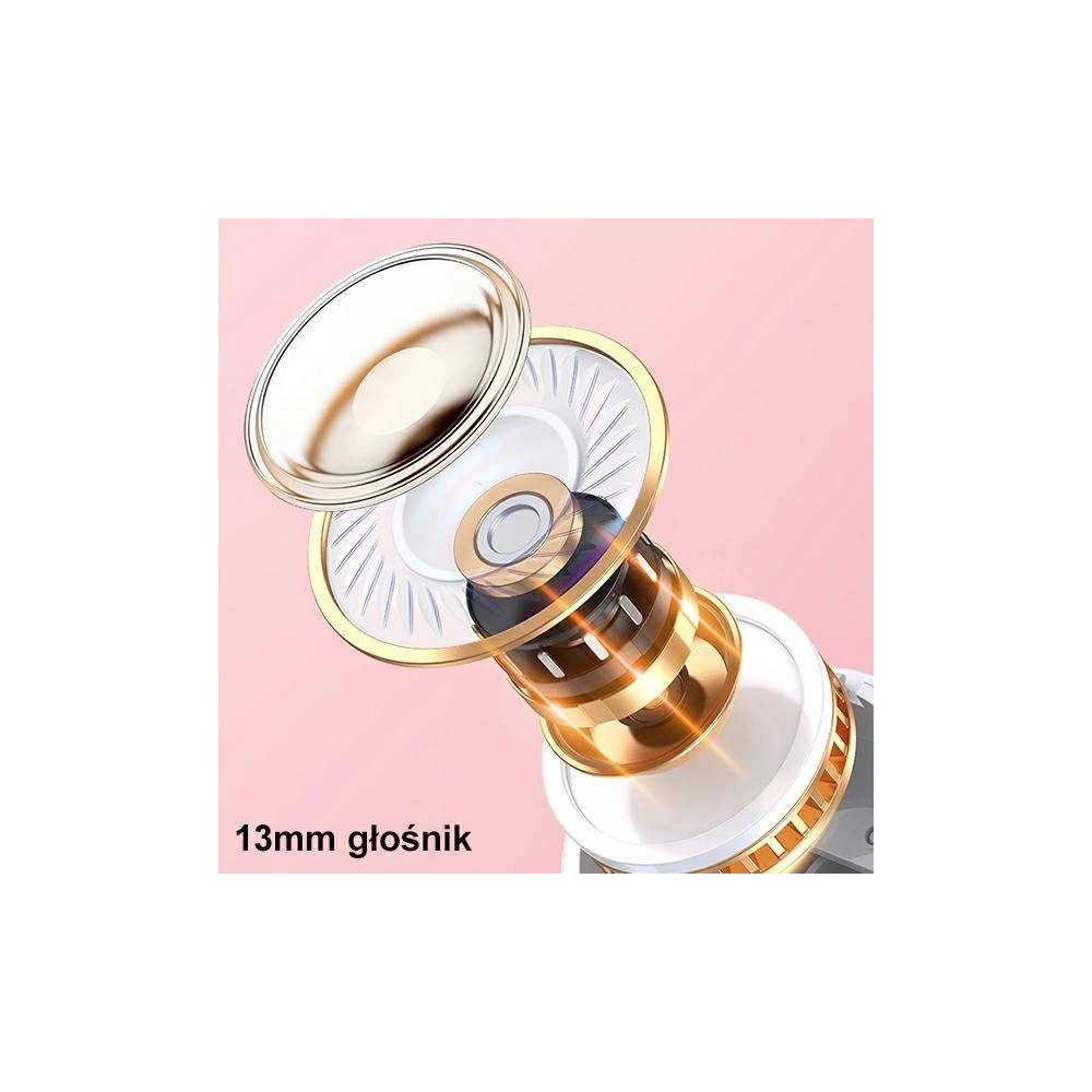 Słuchawki TWS USAMS BU series Bluetooth 5.1 fioletowy/purple BHUBU02