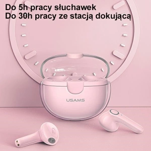 Kup Sluchátka TWS USAMS BU série Bluetooth 5.1 fialová/purple BHUBU02 - USA685PRP - {ean13} - Sklep Home Screen