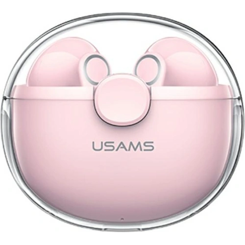 Buy USAMS Earphones Bluetooth 5.1 TWS BU series pink BHUBU04 - USA686PNK - {ean13} - Home Screen Store Europe