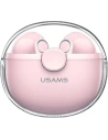 USAMS BU sorozat TWS fejhallgató Bluetooth 5.1 rózsaszín/pink BHUBU04