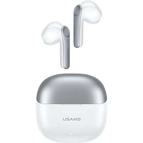 Buy USAMS Earphones Bluetooth 5.1 TWS XH Series Dual mic white BHUXH02 - USA688WHT - {ean13} - Home Screen Store Europe