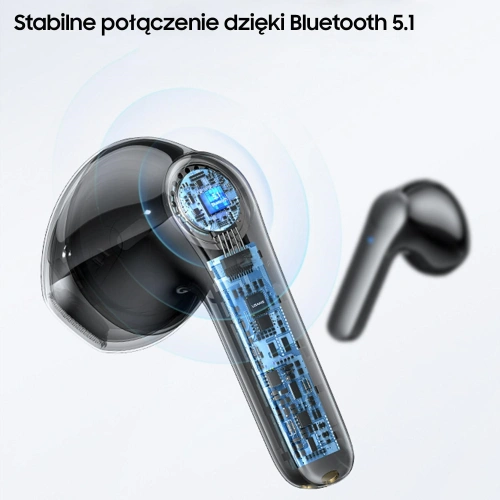 Kup TWS-Kopfhörer USAMS XH Series Dual-Mikrofon Bluetooth 5.1 schwarz BHUXH01 - USA689BLK - {ean13} - Sklep Home Screen