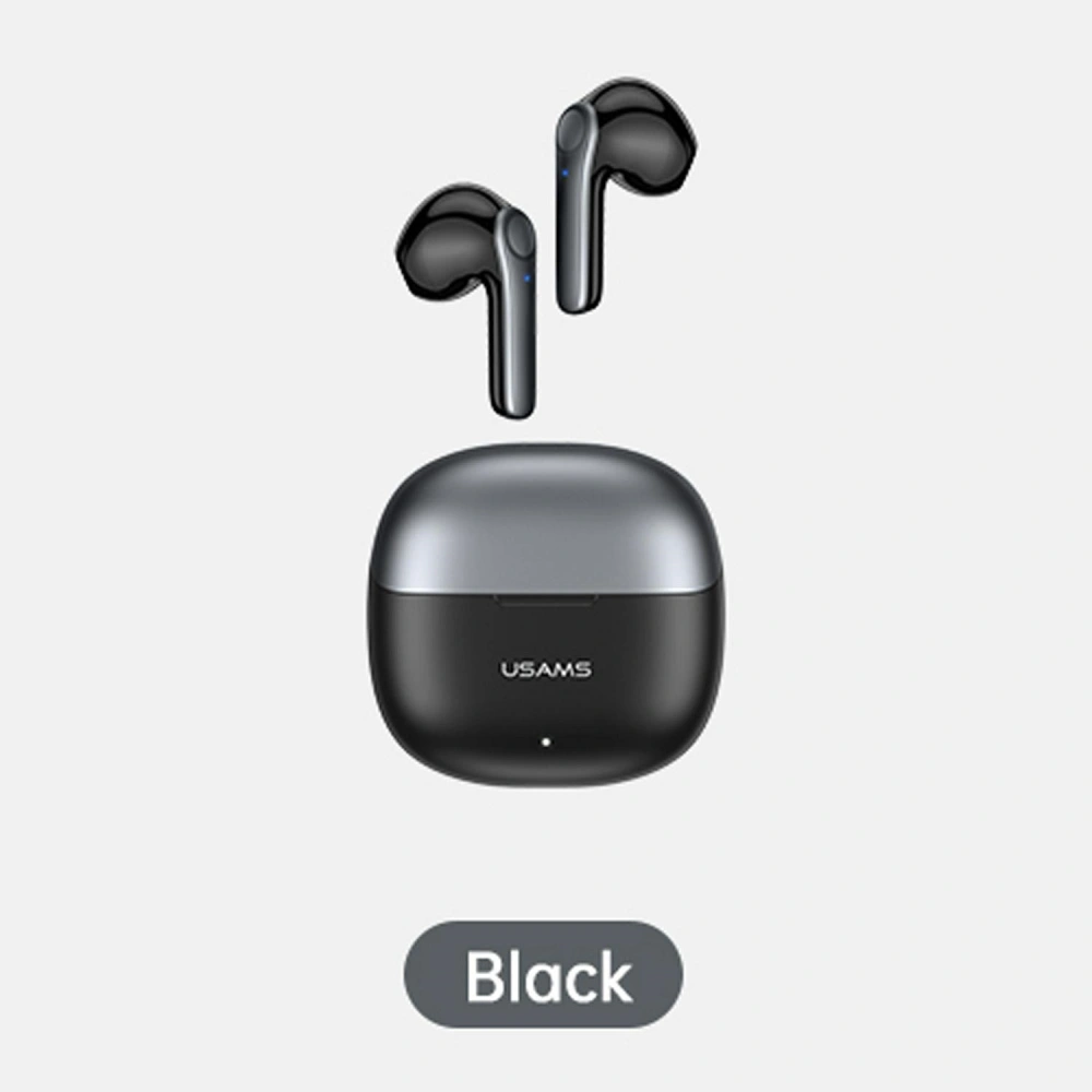 Słuchawki TWS USAMS XH Series Dual mic Bluetooth 5.1 czarny/black BHUXH01