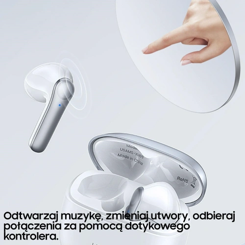 Kup TWS-Kopfhörer USAMS XH Series Dual Mic Bluetooth 5.1 blau BHUXH03 - USA690BLU - {ean13} - Sklep Home Screen