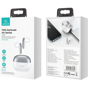 Kup Słuchawki TWS USAMS XH Series Dual mic Bluetooth 5.1 niebieski/blue BHUXH03 - USA690BLU - {ean13} - Sklep Home Screen
