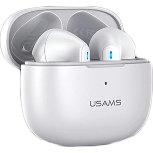 Buy USAMS Earphones Bluetooth 5.2 TWS NX10 Series Dual mic white BHUNX02 - USA692WHT - {ean13} - Home Screen Store Europe