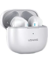 USAMS NX10 Sorozat TWS fülhallgató, dupla mikrofon, Bluetooth 5.2, fehér/BHUNX02