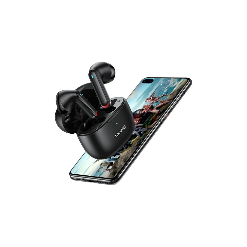 Słuchawki TWS USAMS NX10 Series Dual mic Bluetooth 5.2 biały/white BHUNX02