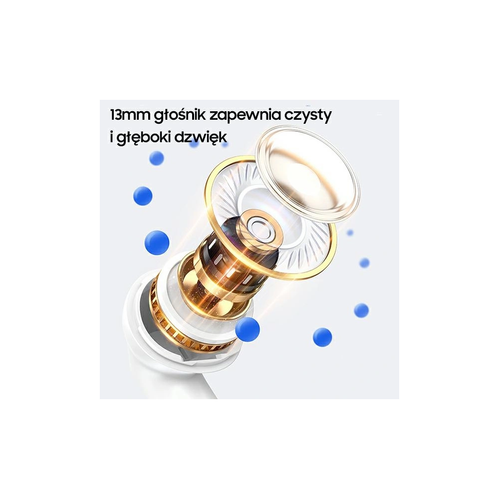 Słuchawki TWS USAMS NX10 Series Dual mic Bluetooth 5.2 biały/white BHUNX02