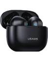 USAMS Earphones Bluetooth 5.2 TWS NX10 Series Dual mic black BHUNX01